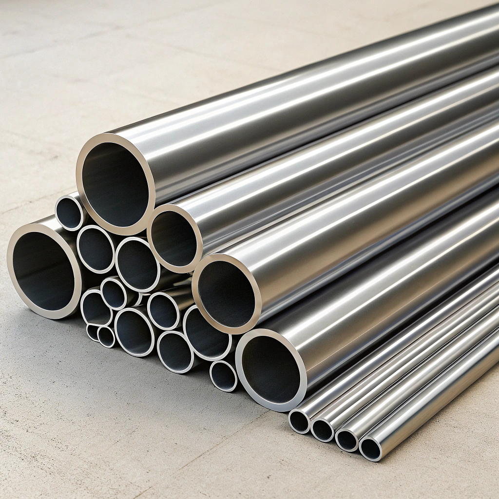 metal tubes of different diameters